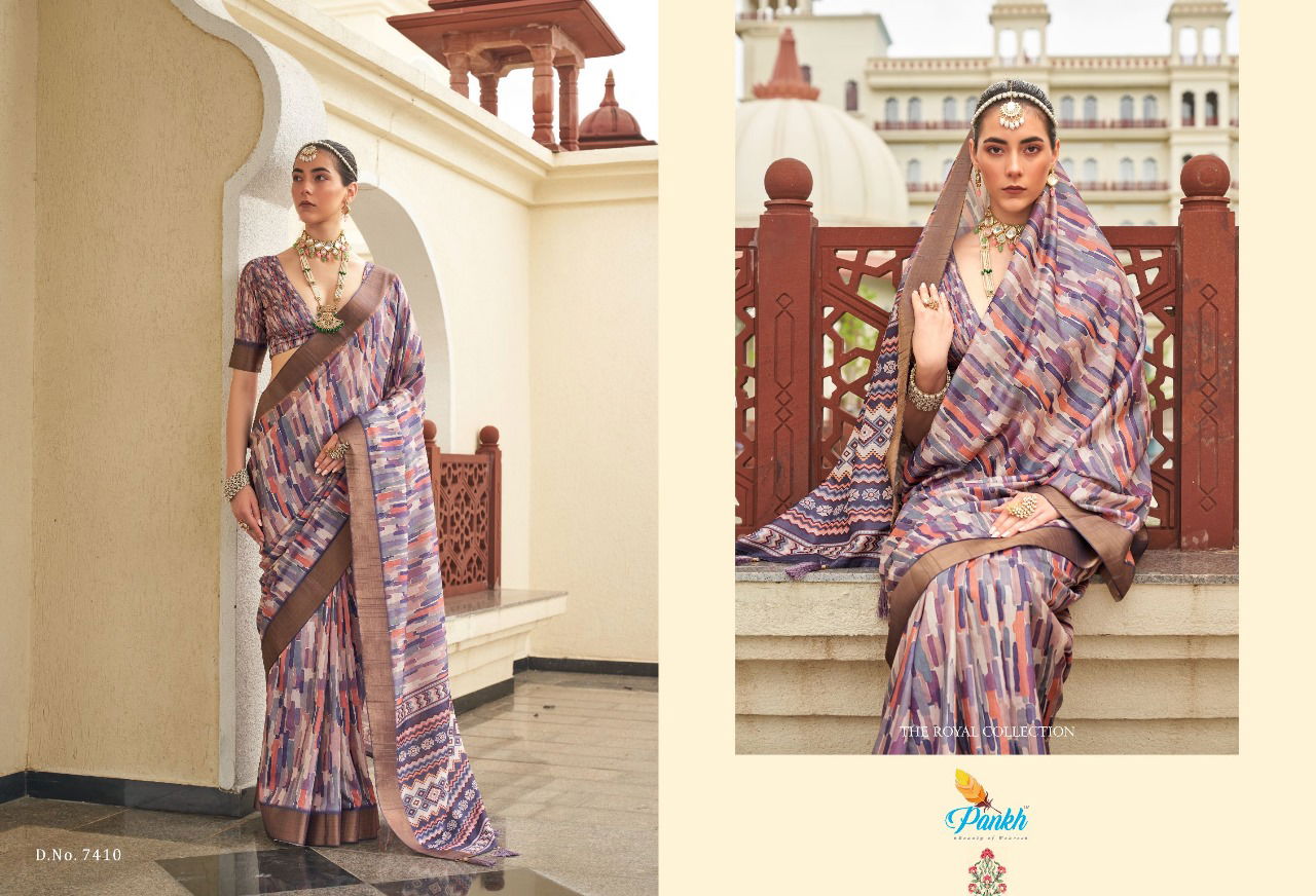 Karvaah Vol2 By Pankh Gotta Sik Designer Saree Catalogue